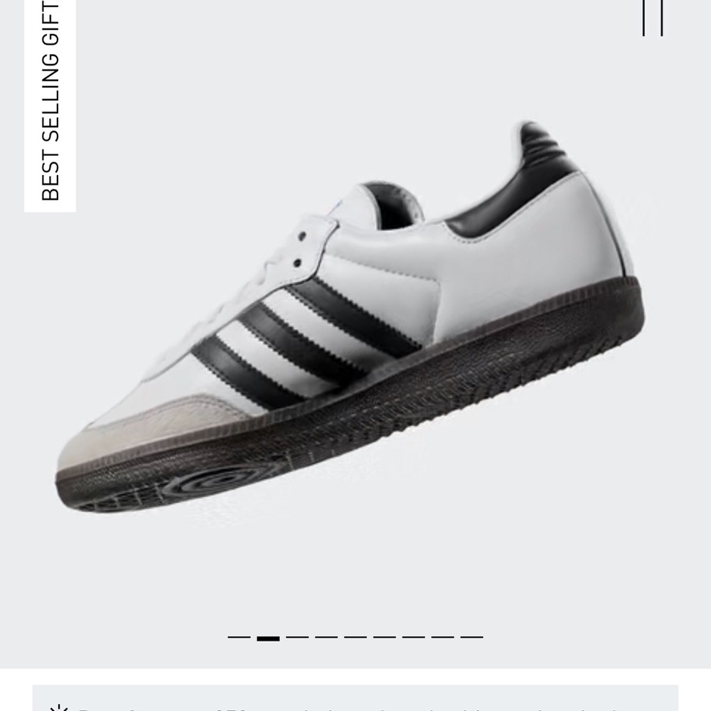 Adidas Samba OG Black White 8.5 women’s like new - Picture 9 of 9